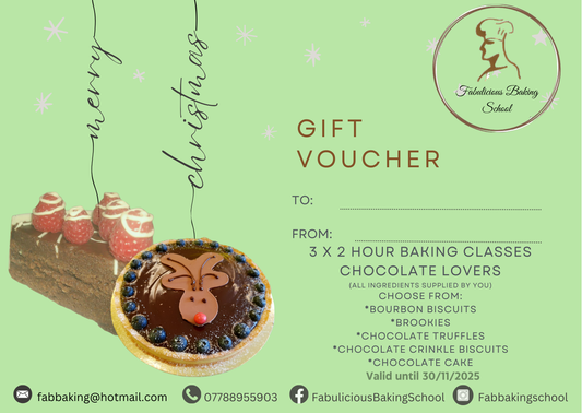 Baking Gift Voucher - Chocolate Lovers