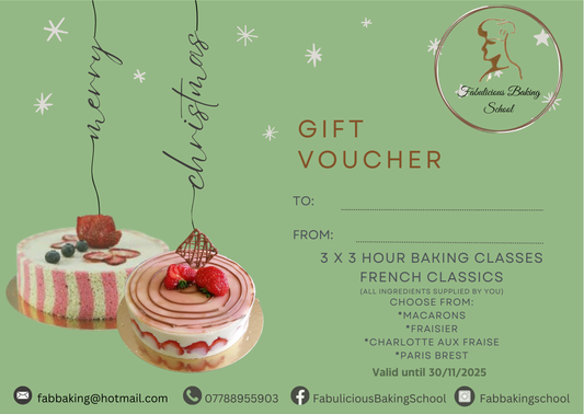 Baking Gift Voucher - French Classics