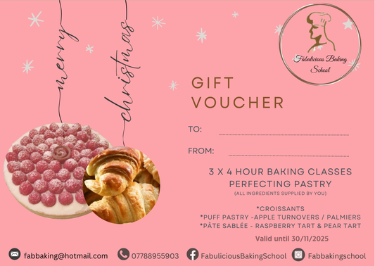 Baking Gift Voucher - Perfecting Pastry